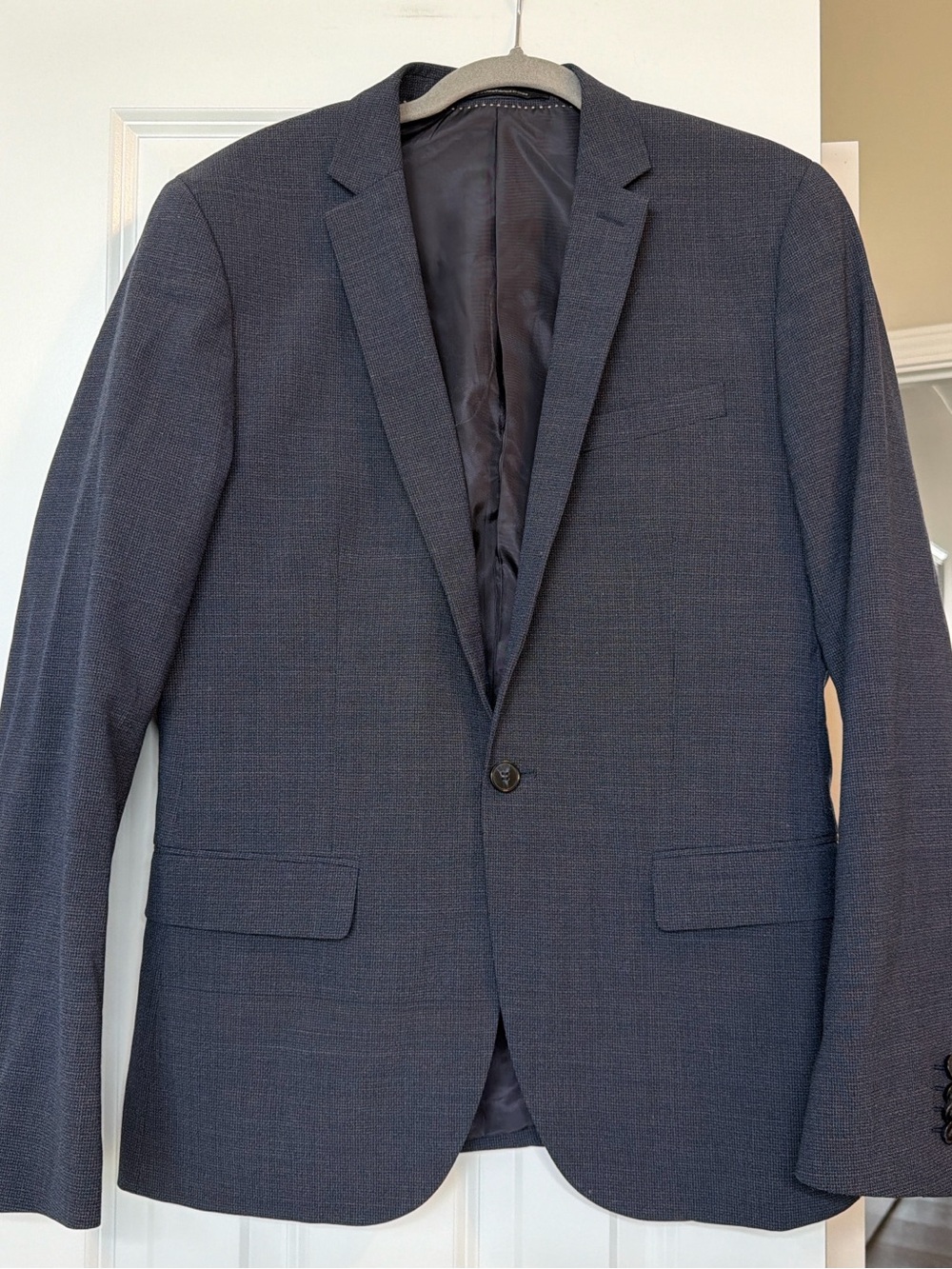 H&M Men’s Wool Blend Skinny Fit Blazer 40R